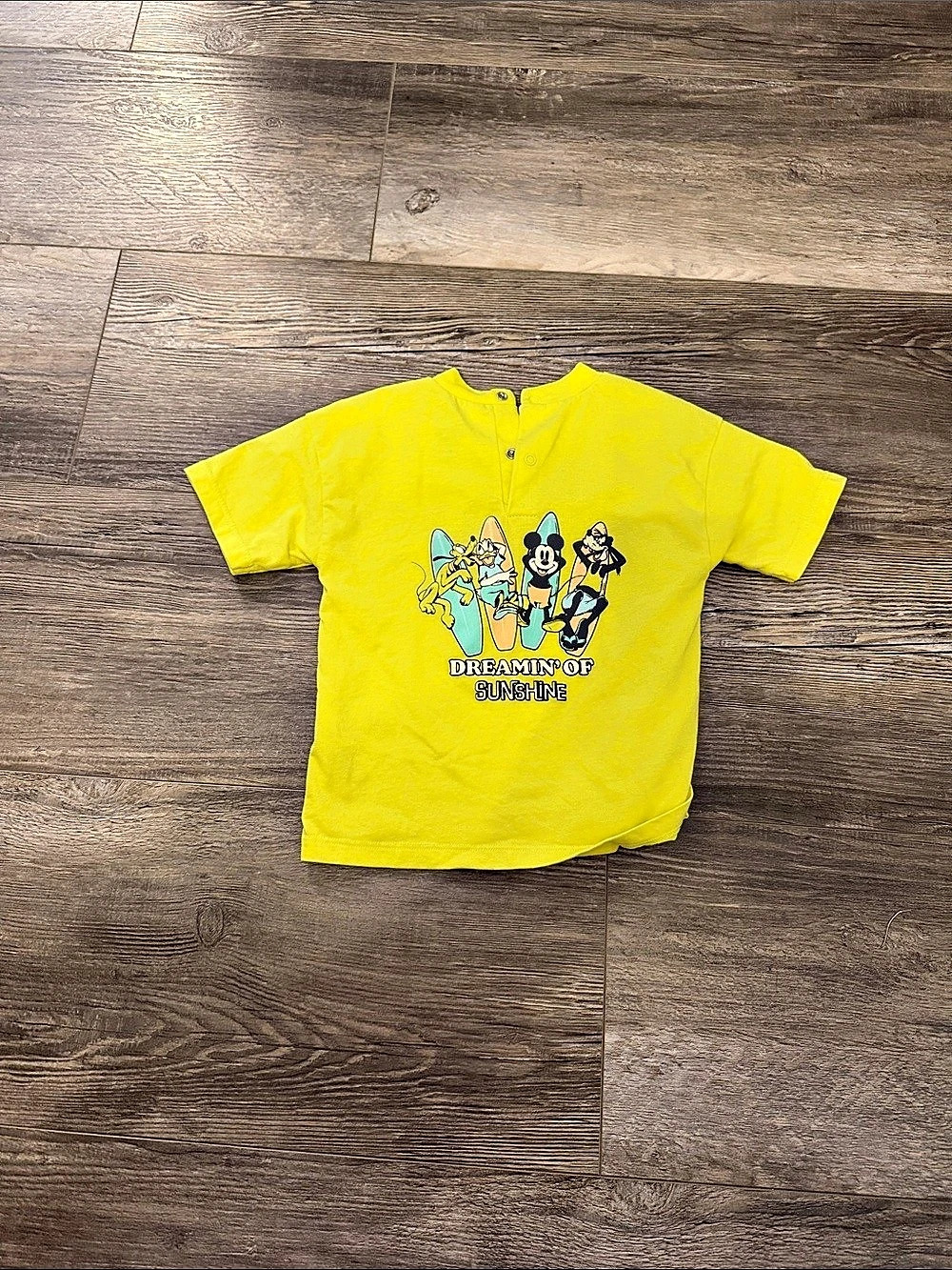 Disney Baby Yellow Tee Size 24M